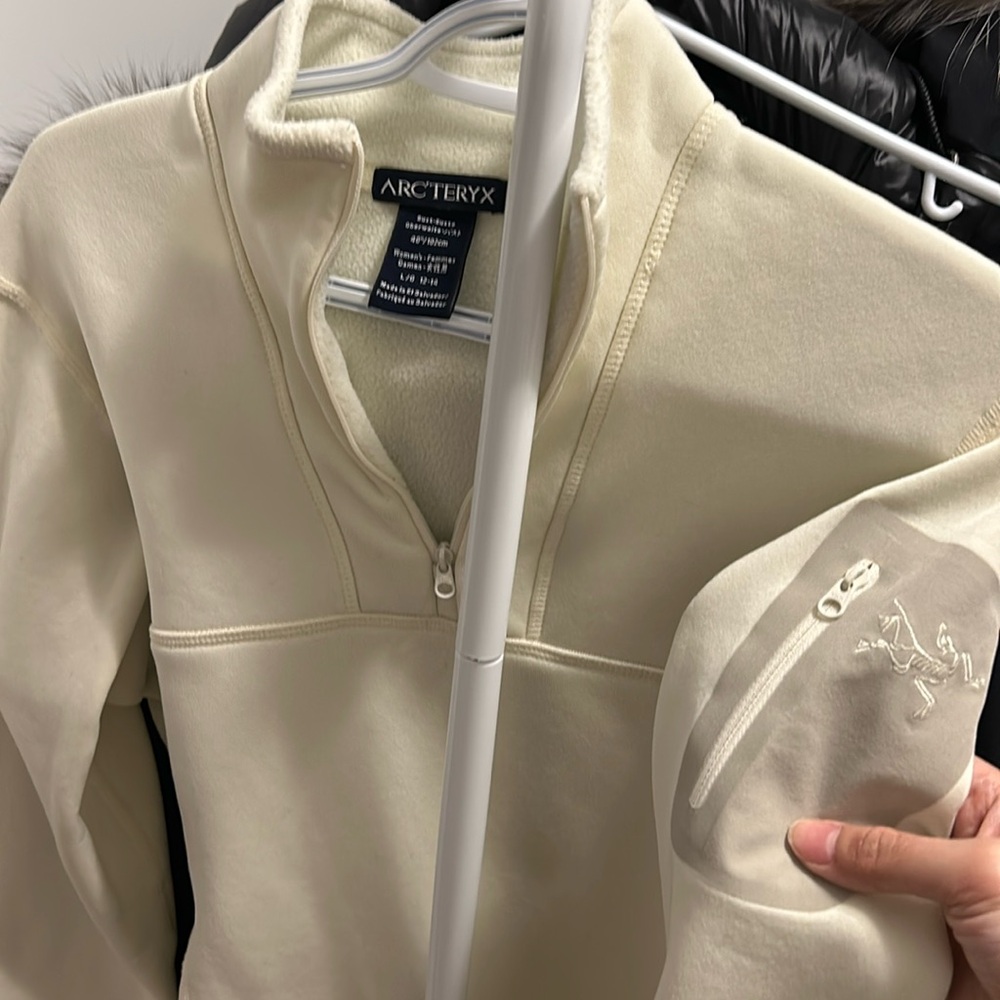 Arc'teryx Cream Turtleneck Sweater